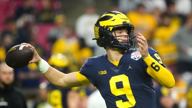 J.J. McCarthy can impact the Bears draft greatly, says mock drafts, but not as their QB.